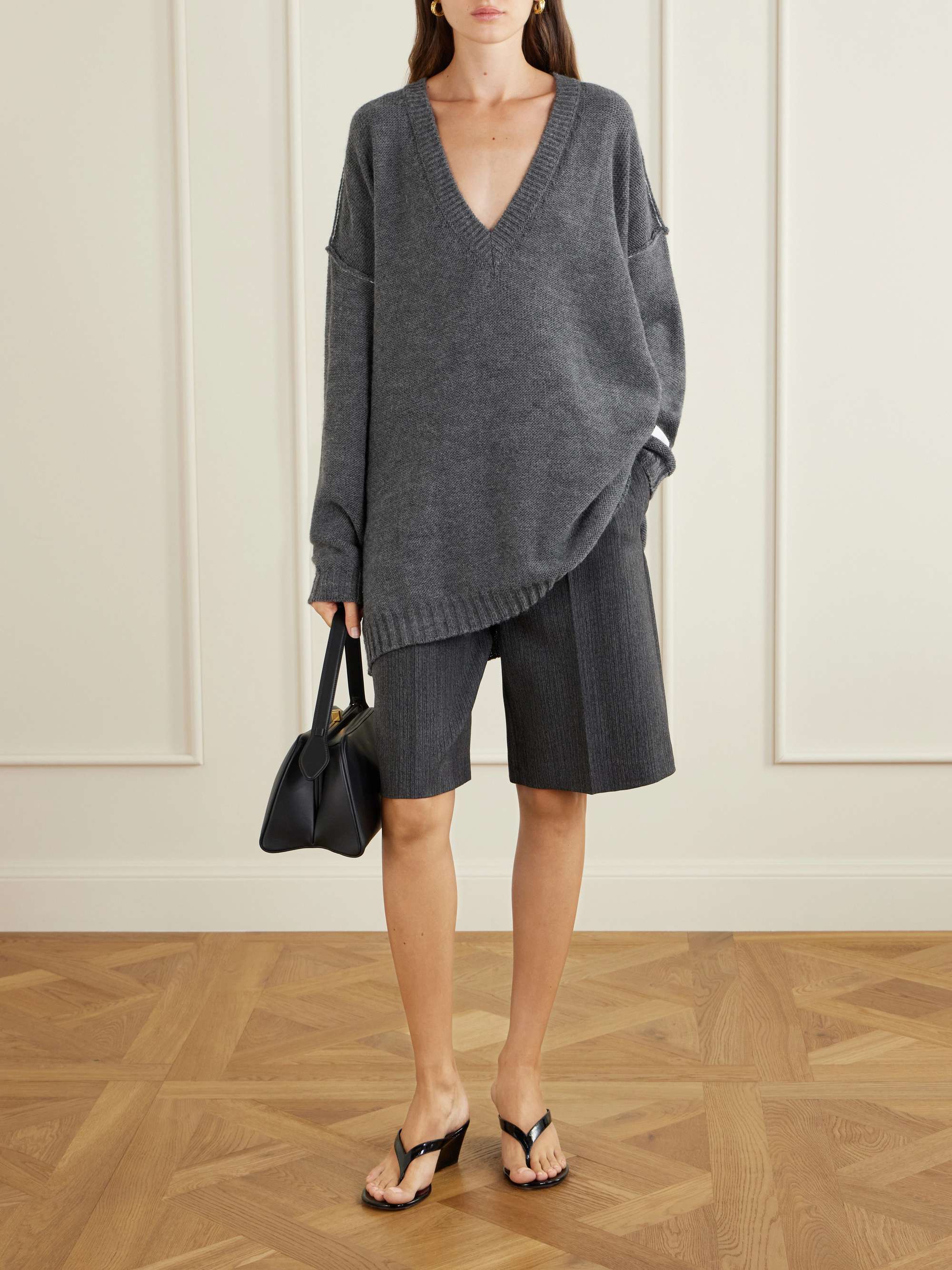 Oversized Wool and Alpaca-Blend Sweater