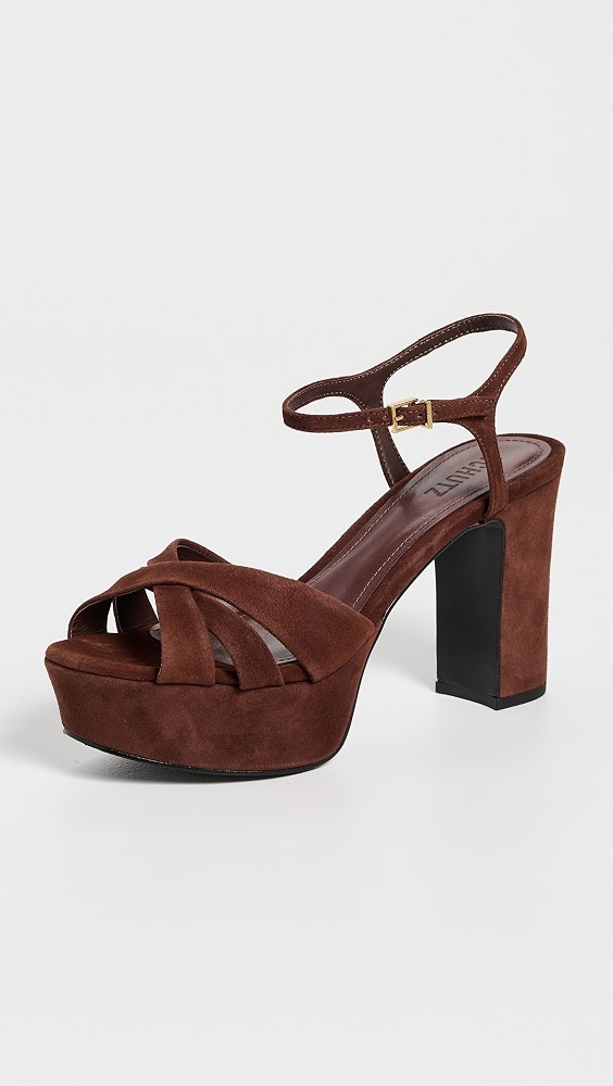 Keefa Platform Heels - Root Brown