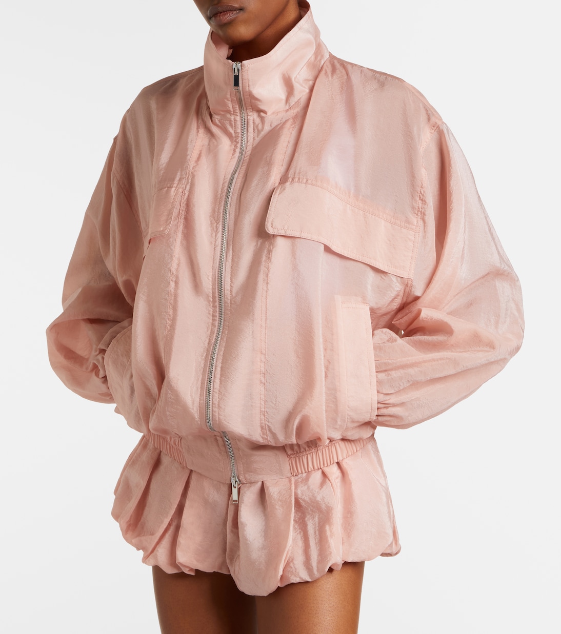 Drea Bomber Jacket in Pink - the Frankie Shop