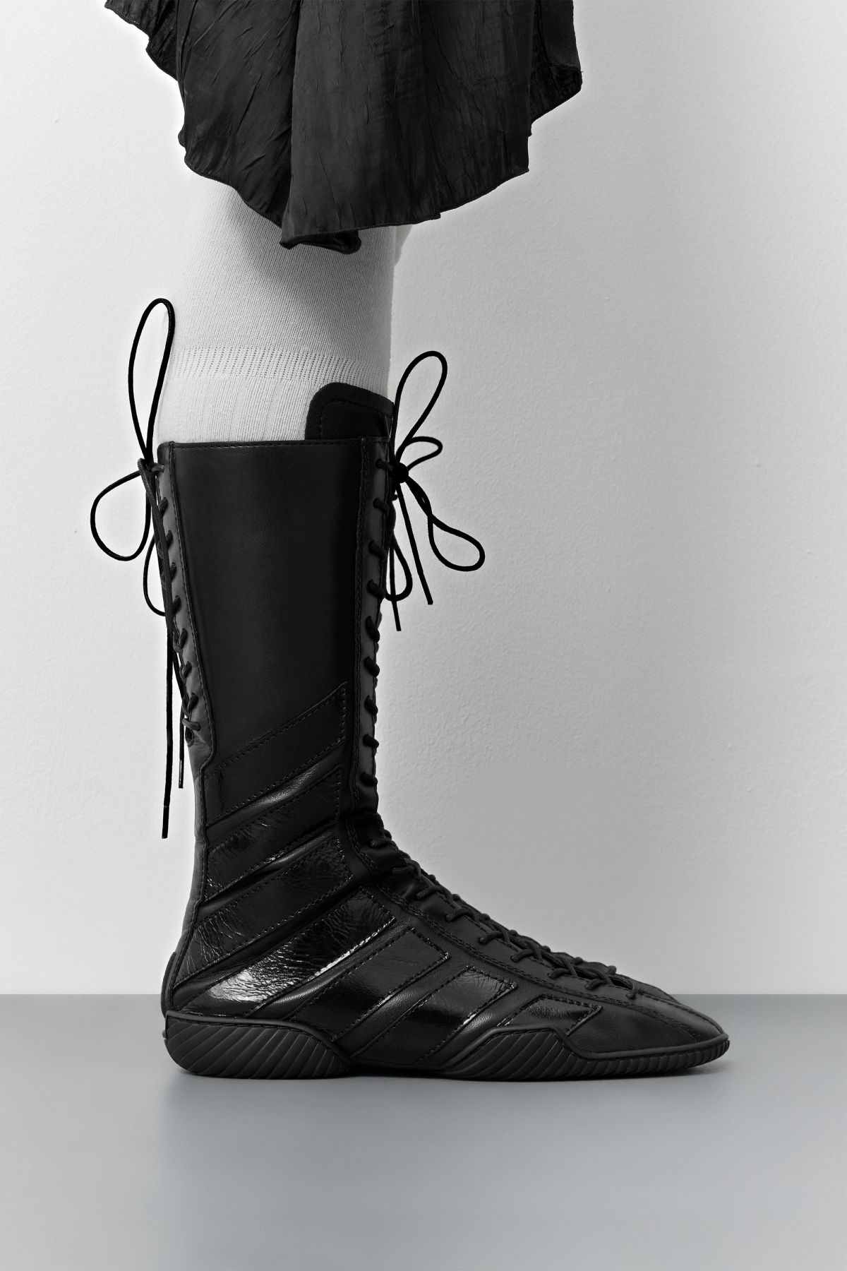 Imogen Boots - Black Leather