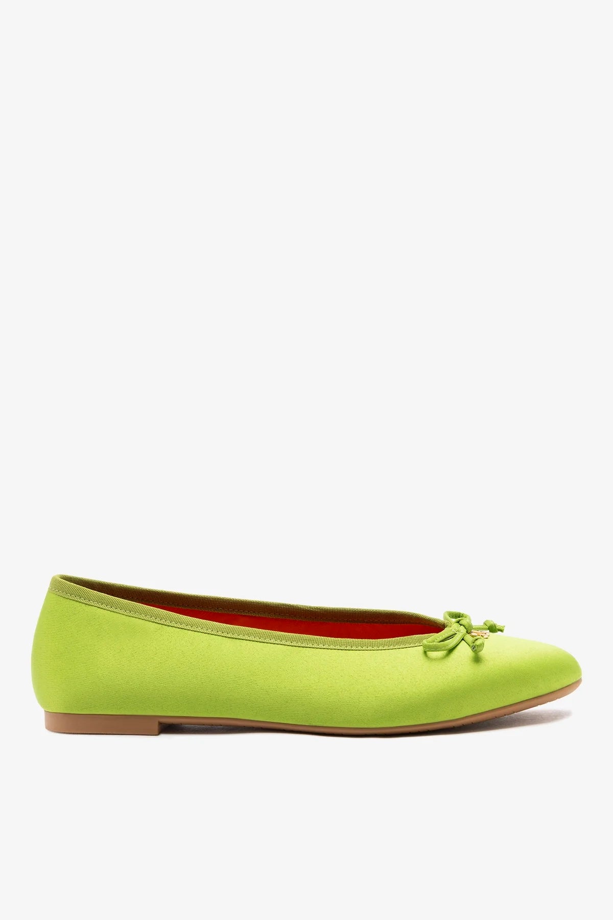 Pavlova Ballet Flat Kiwi Satin