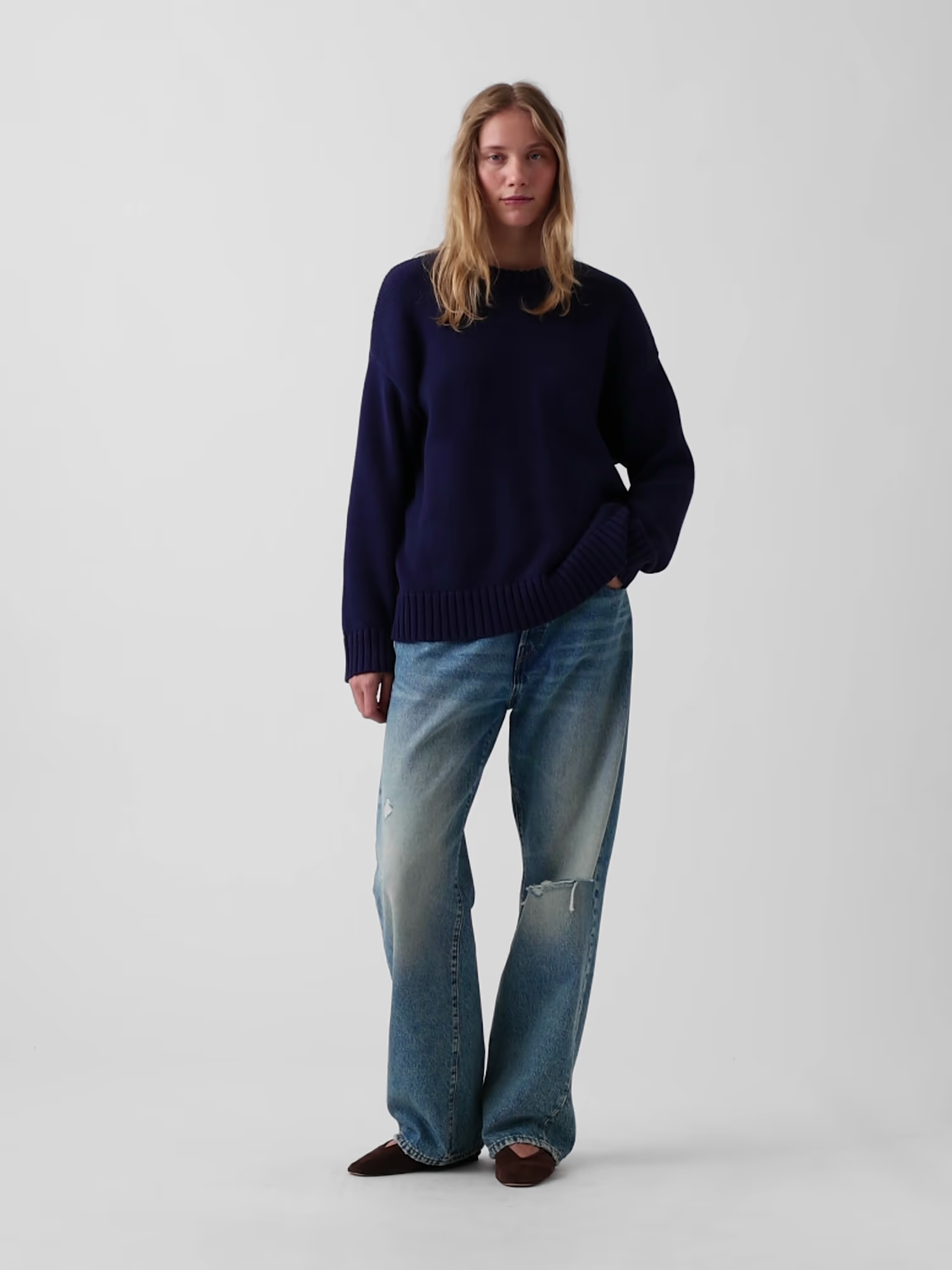 Gap, 100% Cotton Oversized Sweater