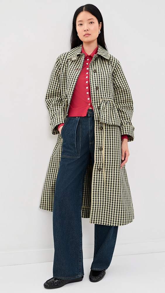 Myrtle Trench Coat - Navy