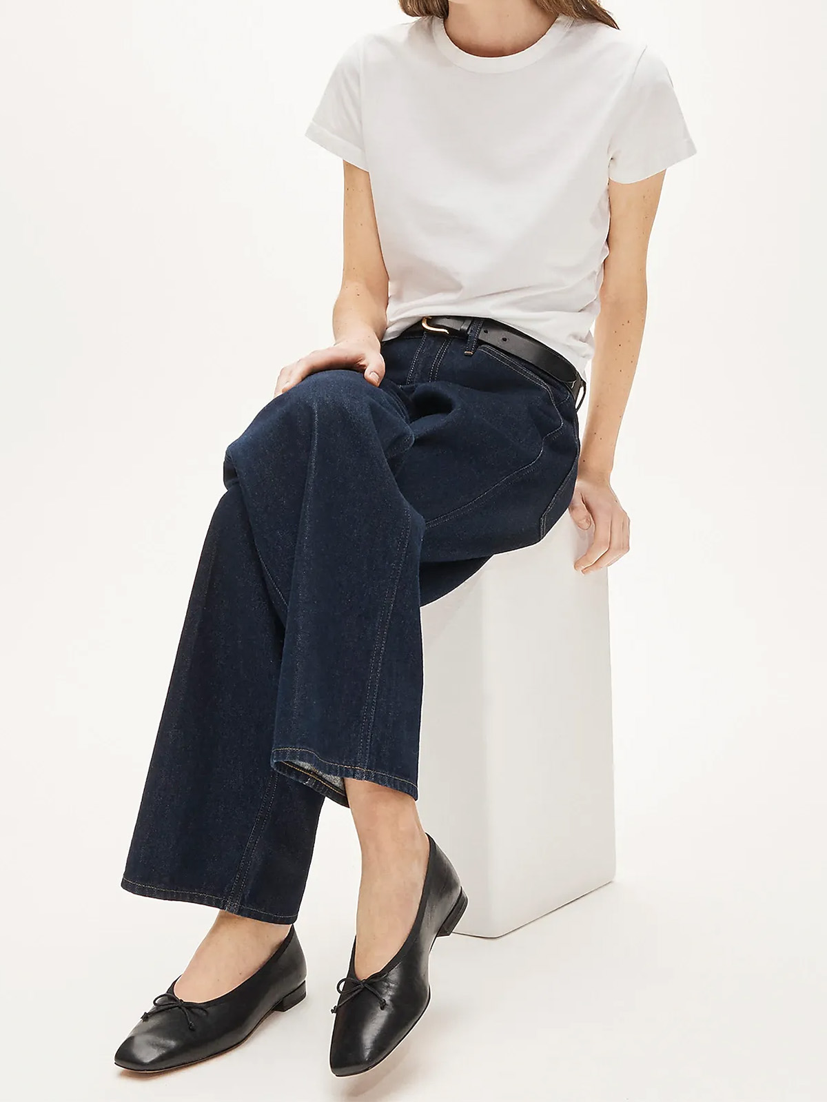 Sophie Ballet Flats in Leather