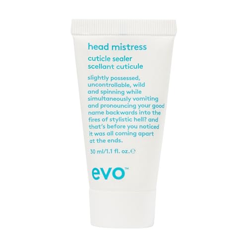 Evo Head Mistress Cuticle Sealer - Multi-Purpose Hair Smoothing Cream - Increases Slip & Adds Softness and Shine - Travel Size - 30ml