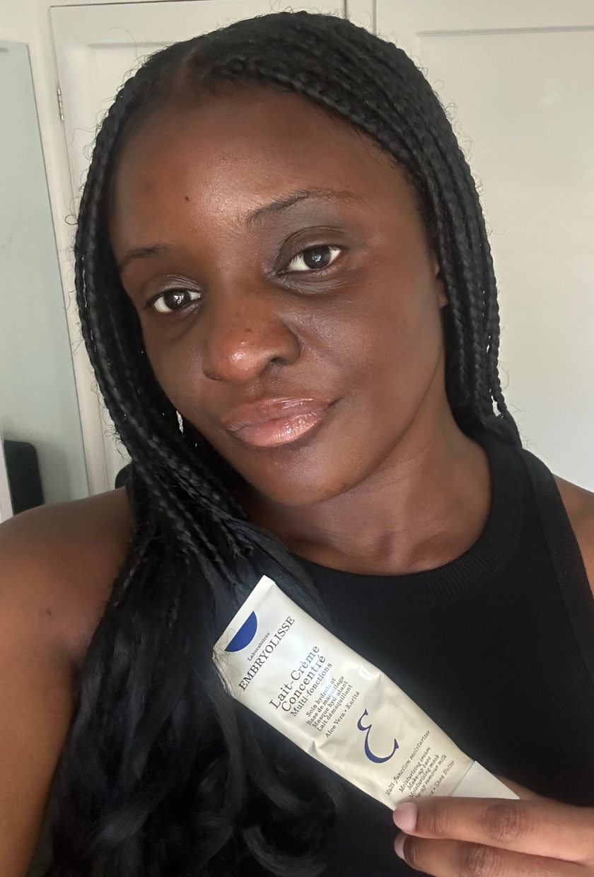 Who What Wear UK's Brittany Davy wearing Embryolisse's Lait-Crème Concentré