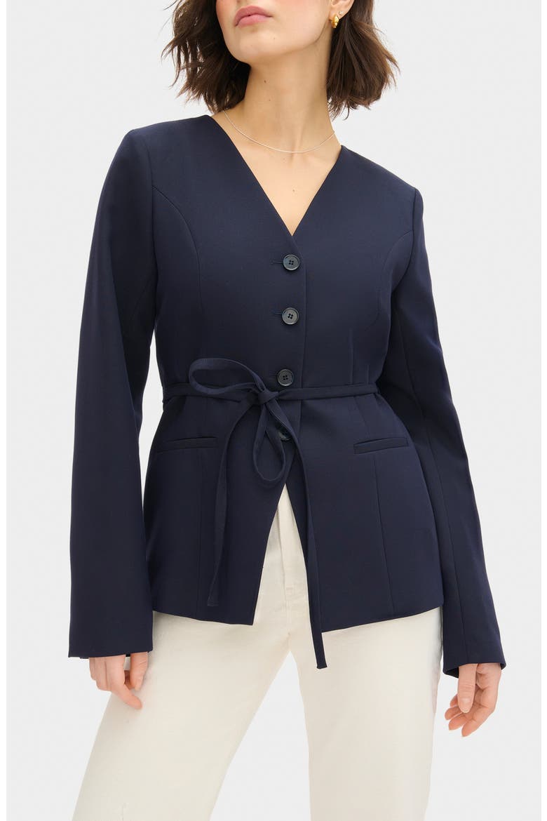Parker Collarless Jacket