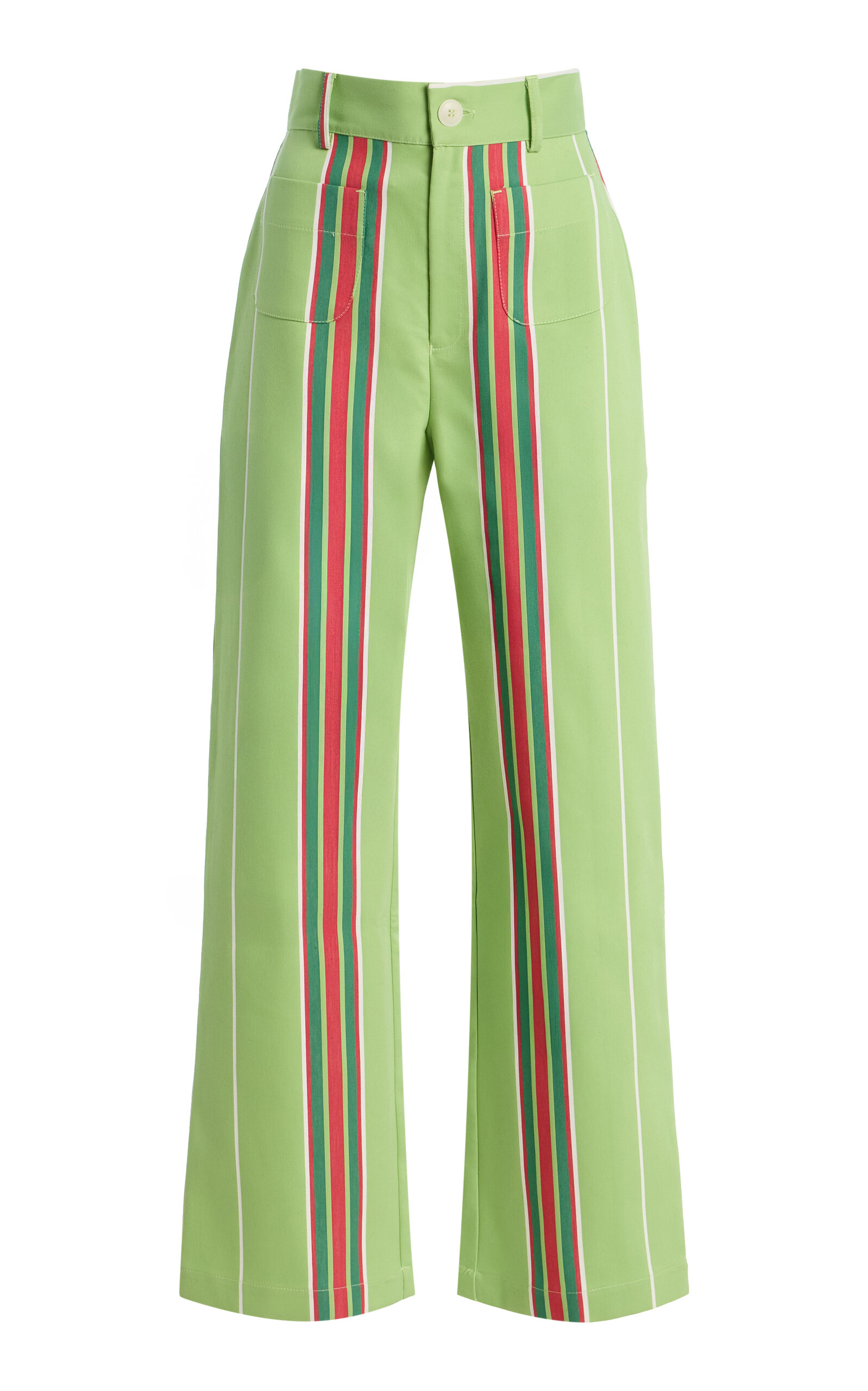 Exclusive La Isla Pippi Cotton Straight-Leg Pants