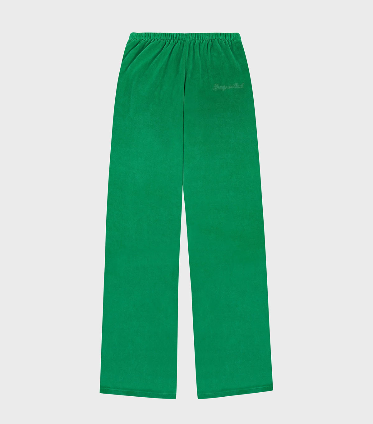 Sporty & Rich, Signature Logo Krystal Trackpant - Kelly/crystal