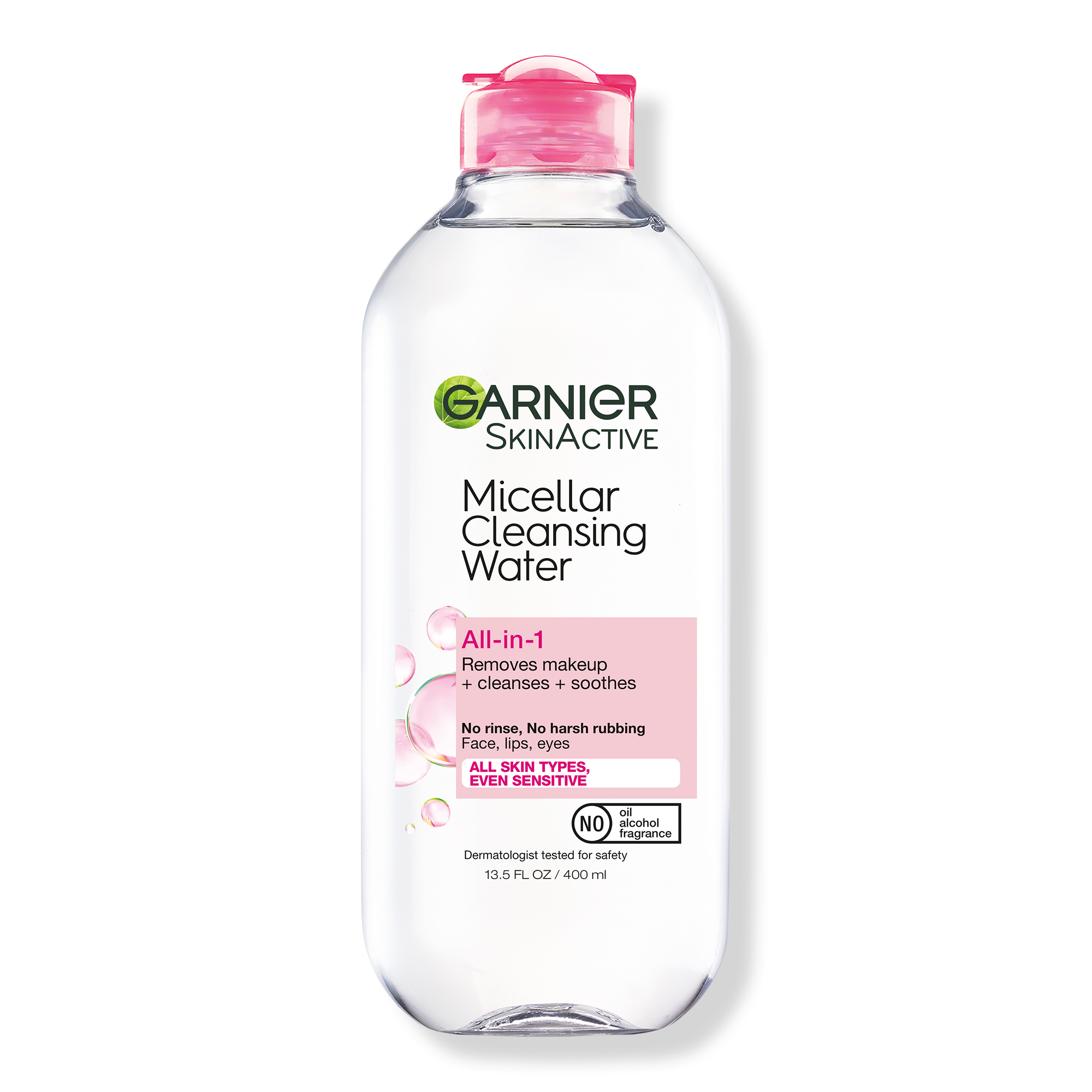 Skinactive Micellar Cleansing Water All-In-1 Cleanser & Makeup Remover - 13.5 Oz