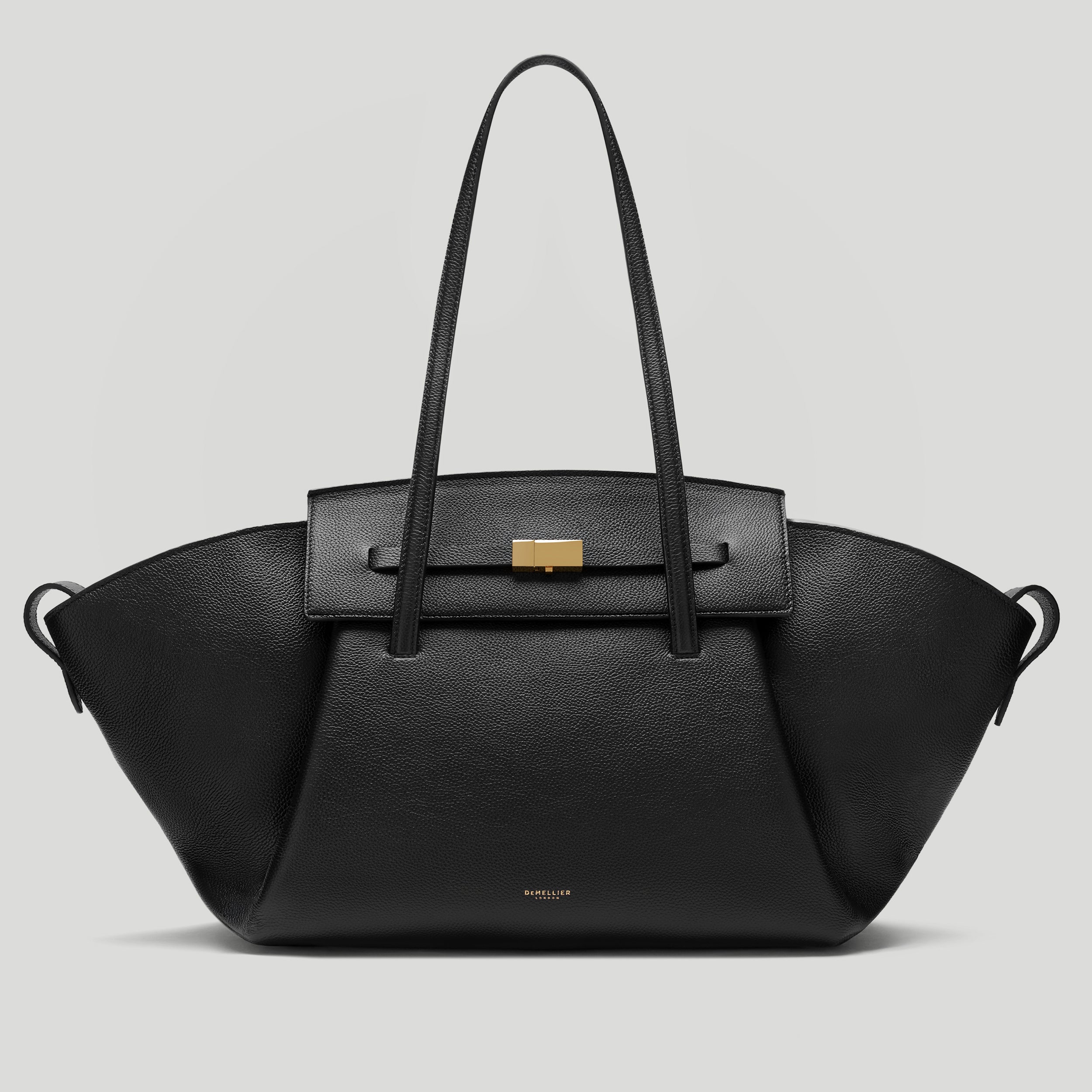 The Brooklyn | Black Small Grain | Demellier