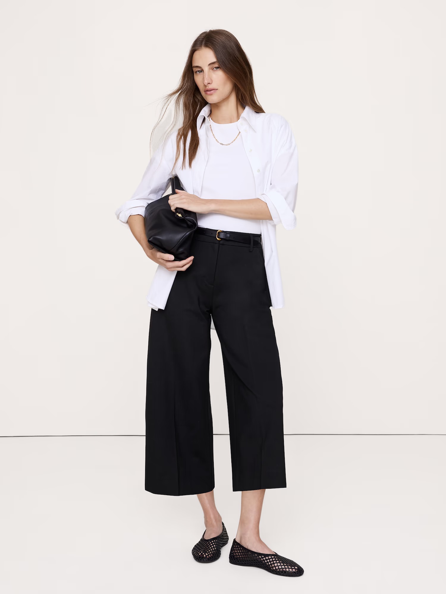 Banana Republic, High-Rise Ponte Culotte