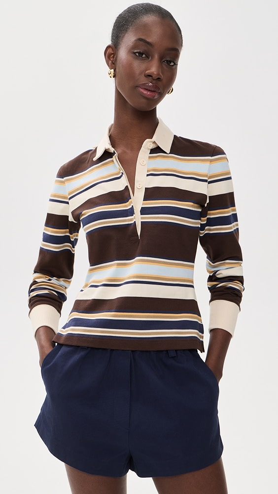 Beaumont Striped Rugby Shirt - Multi-Color