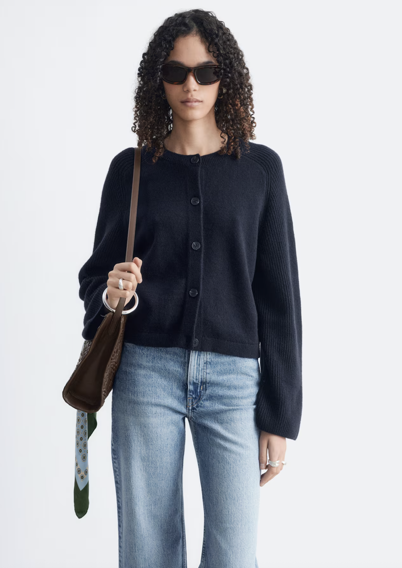 & Other Stories, Relaxed Wool-Cotton Cardigan