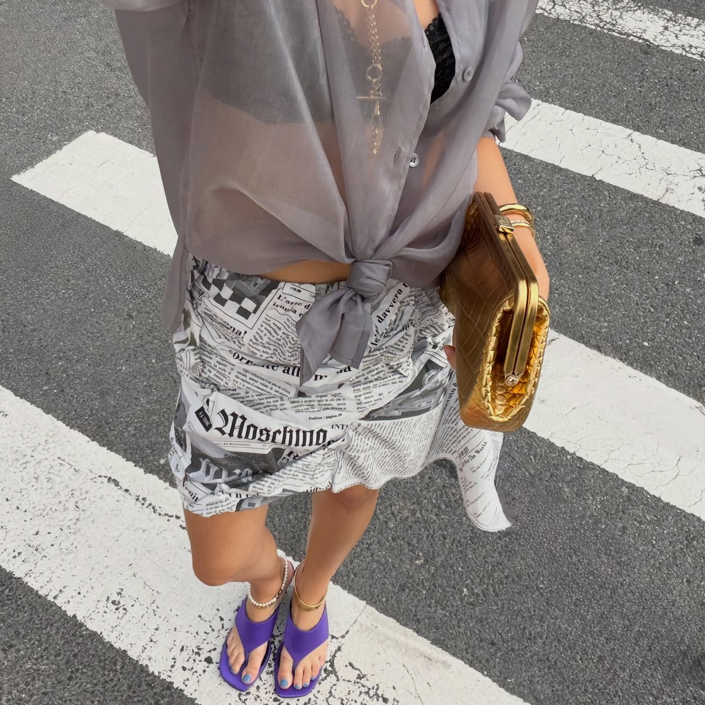An image of a woman wearing best statement fall skirt 2026