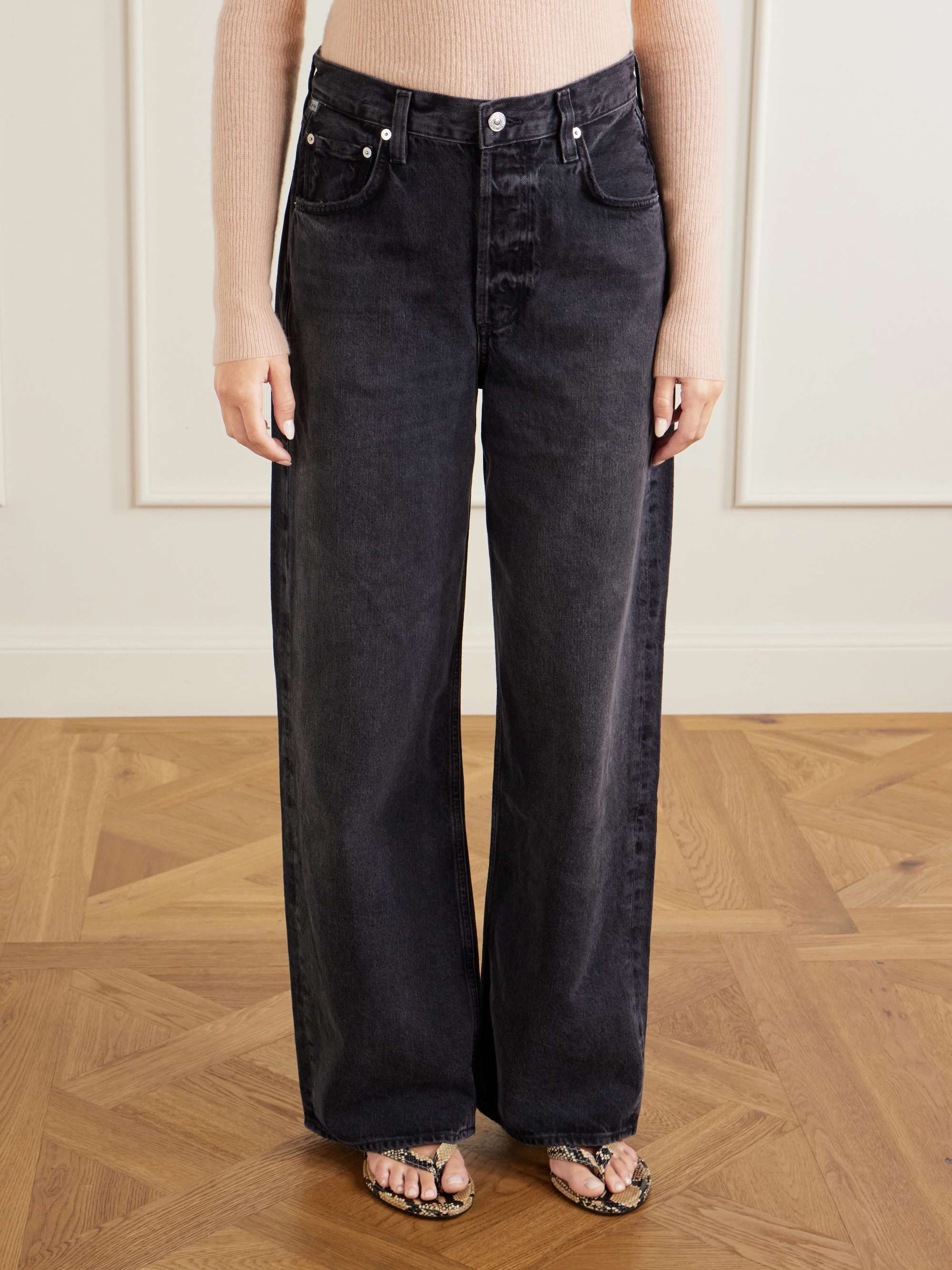 Ayla Mid-Rise Wide-Leg Jeans
