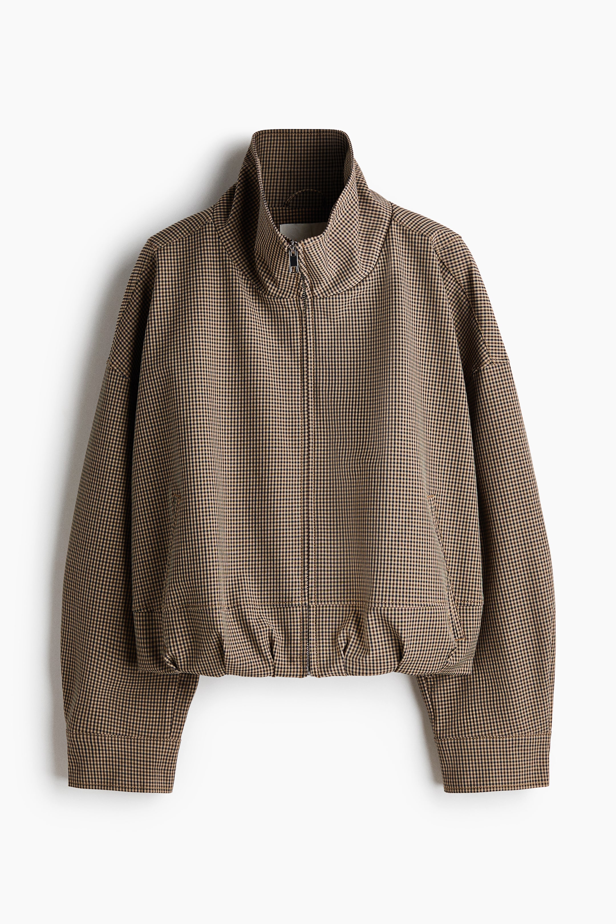Oversized Bubble-Hem Jacket