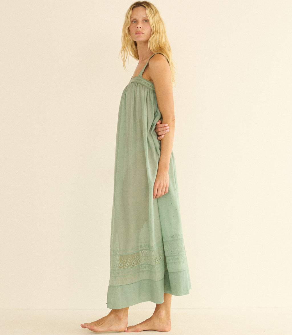 Elarie Dress -- Aloe