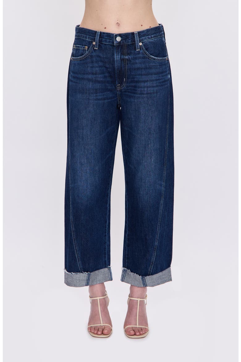 Kacey Cuffed High Waist Boyfriend Jeans