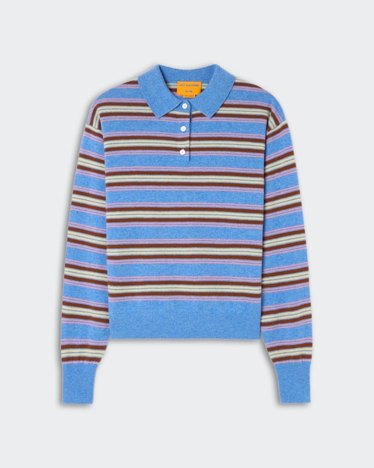 Collegiate Stripe Polo - Delft Blue Combo - Delft Blue Combo / Xs