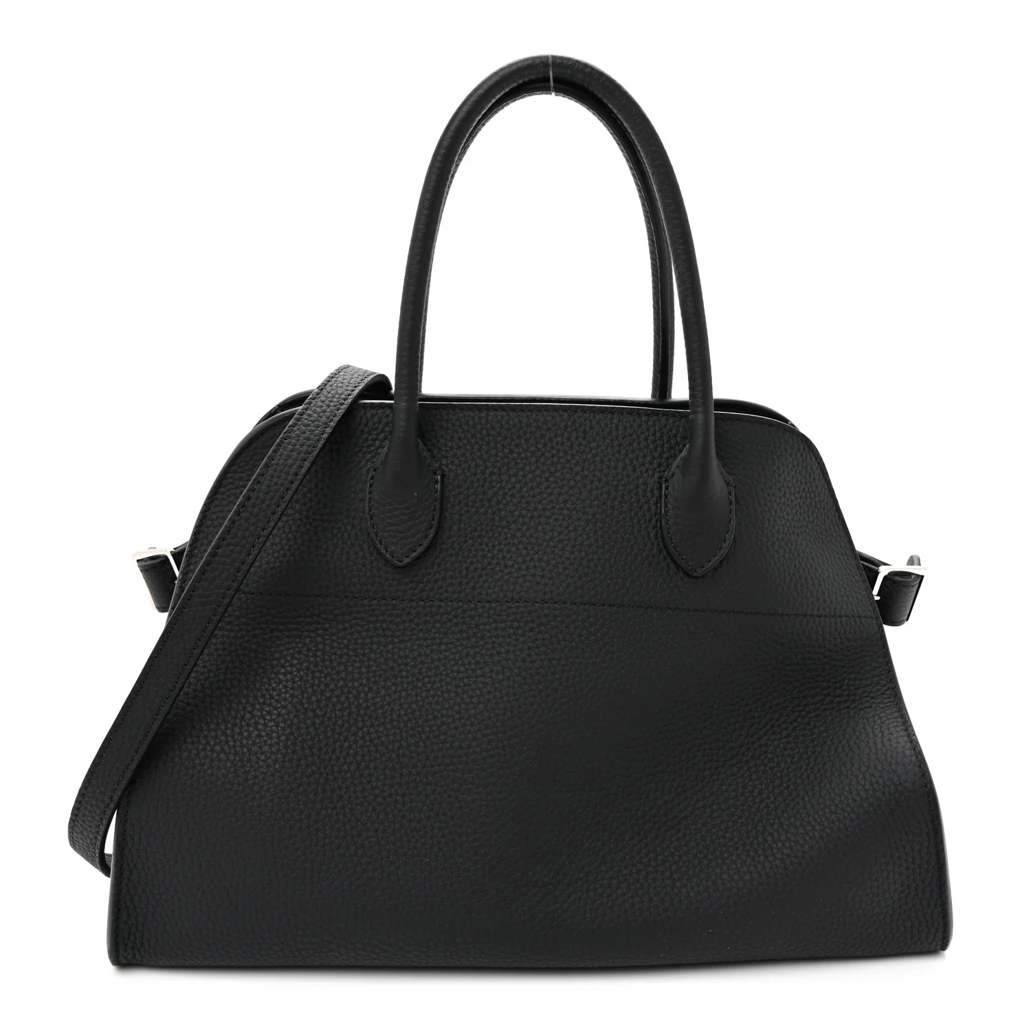 fashionphile, Matte Grained Calfskin Soft Margaux 12 Black