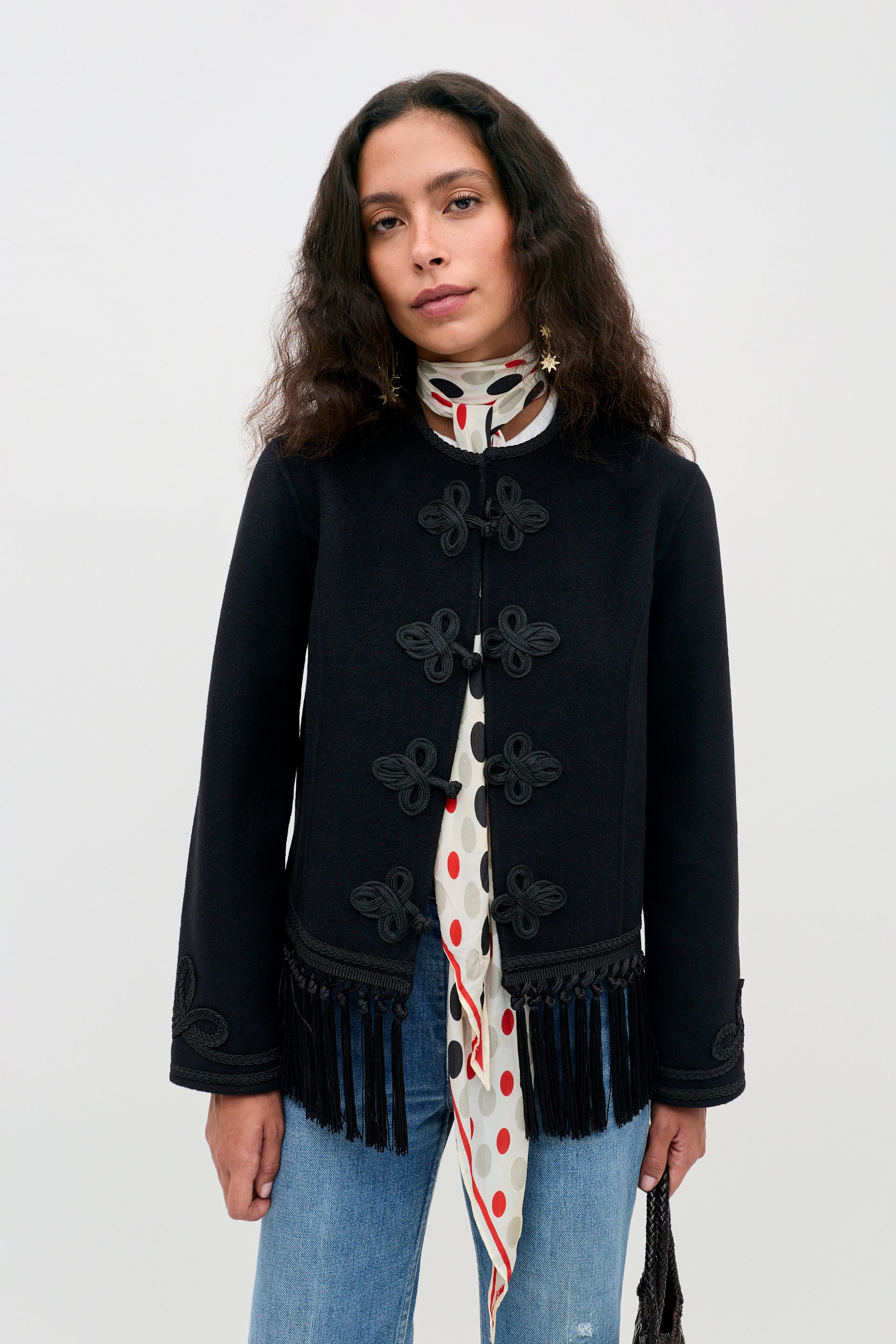 Inga Wool Jacket in Black