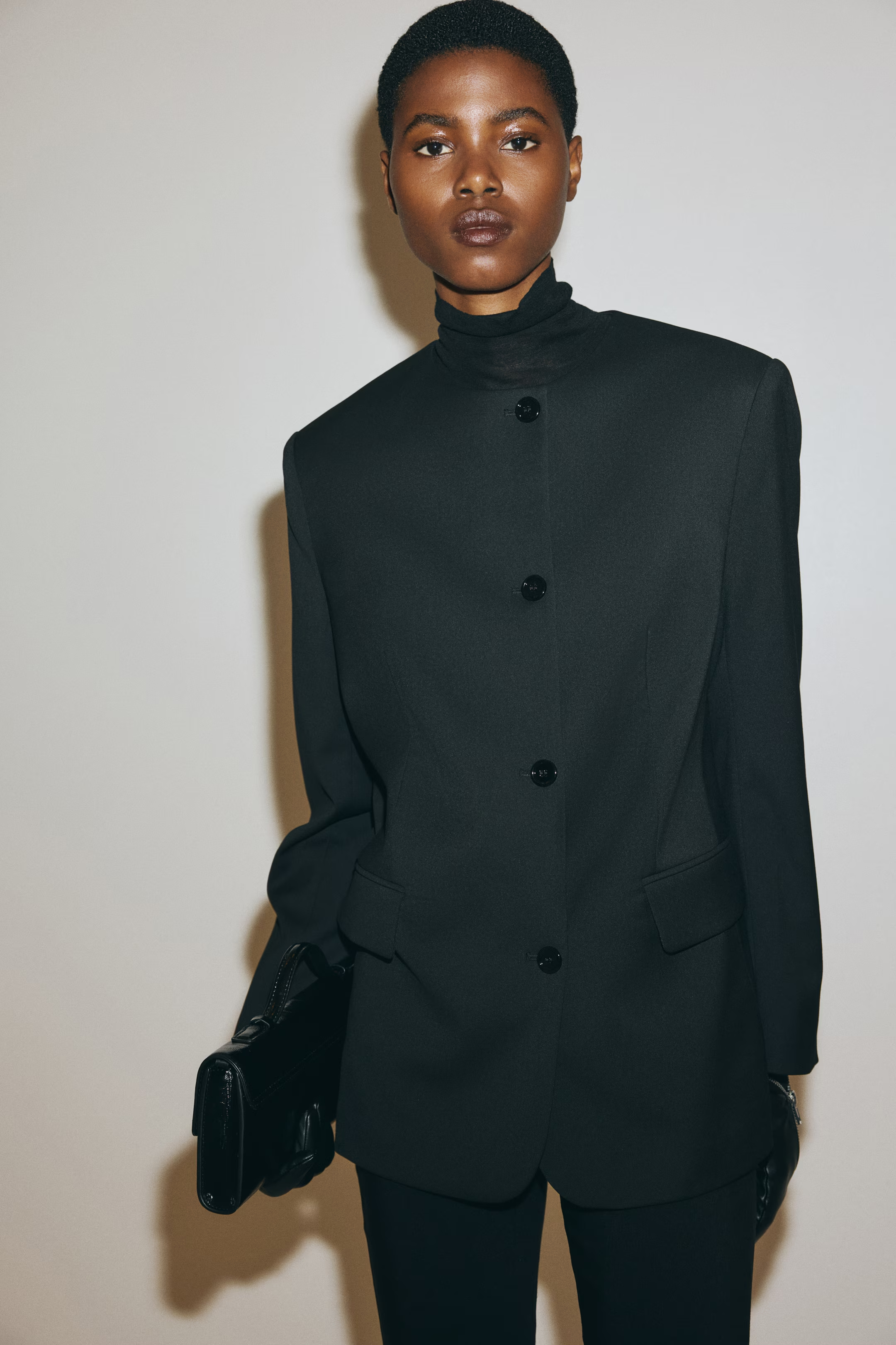 H&M, Collarless Blazer