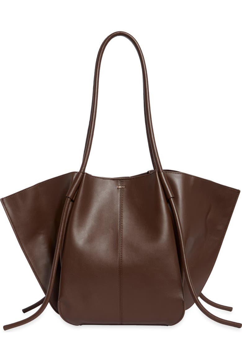 Large Nala Faux Leather Wide Tote