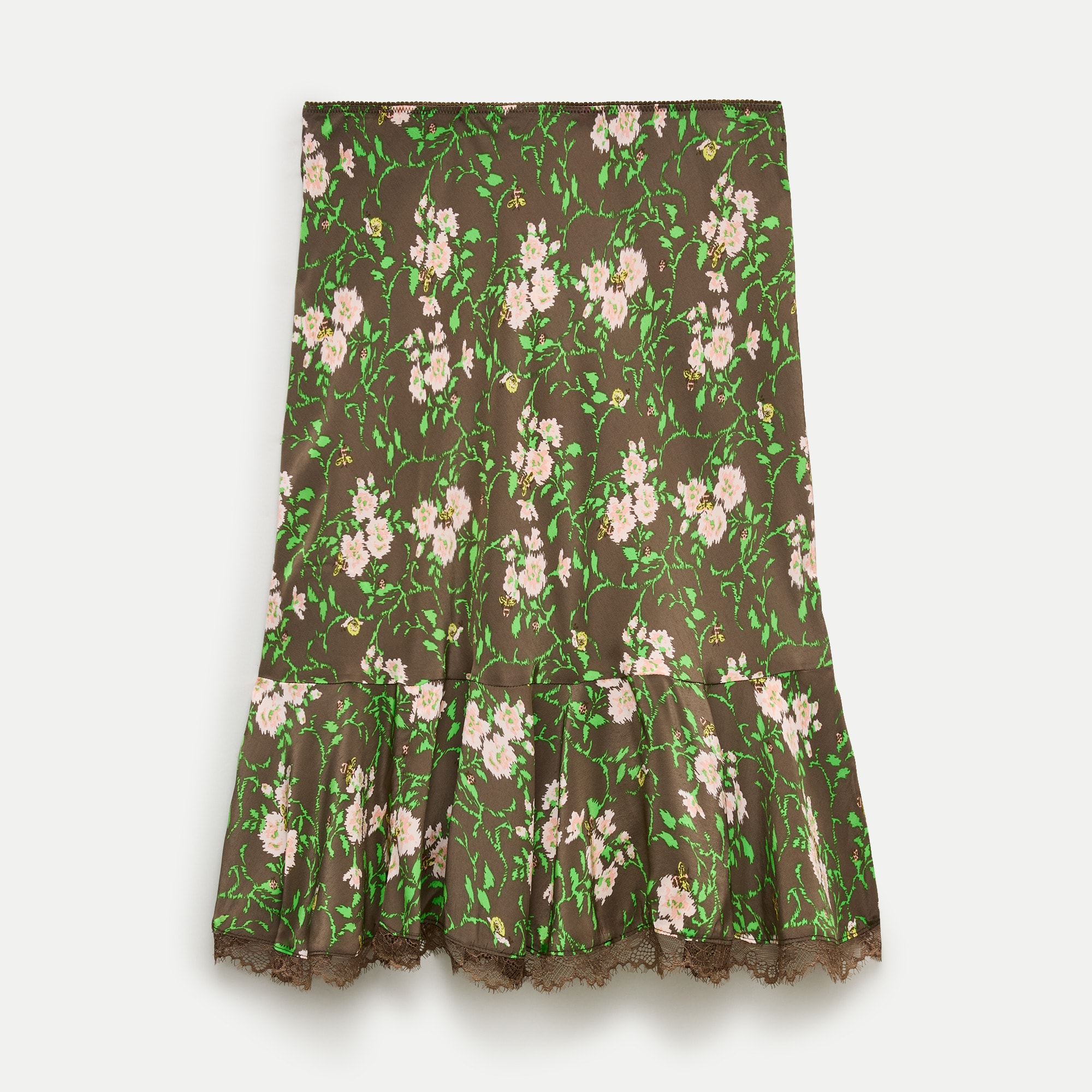 Slip Skirt in Honeybee Floral Print