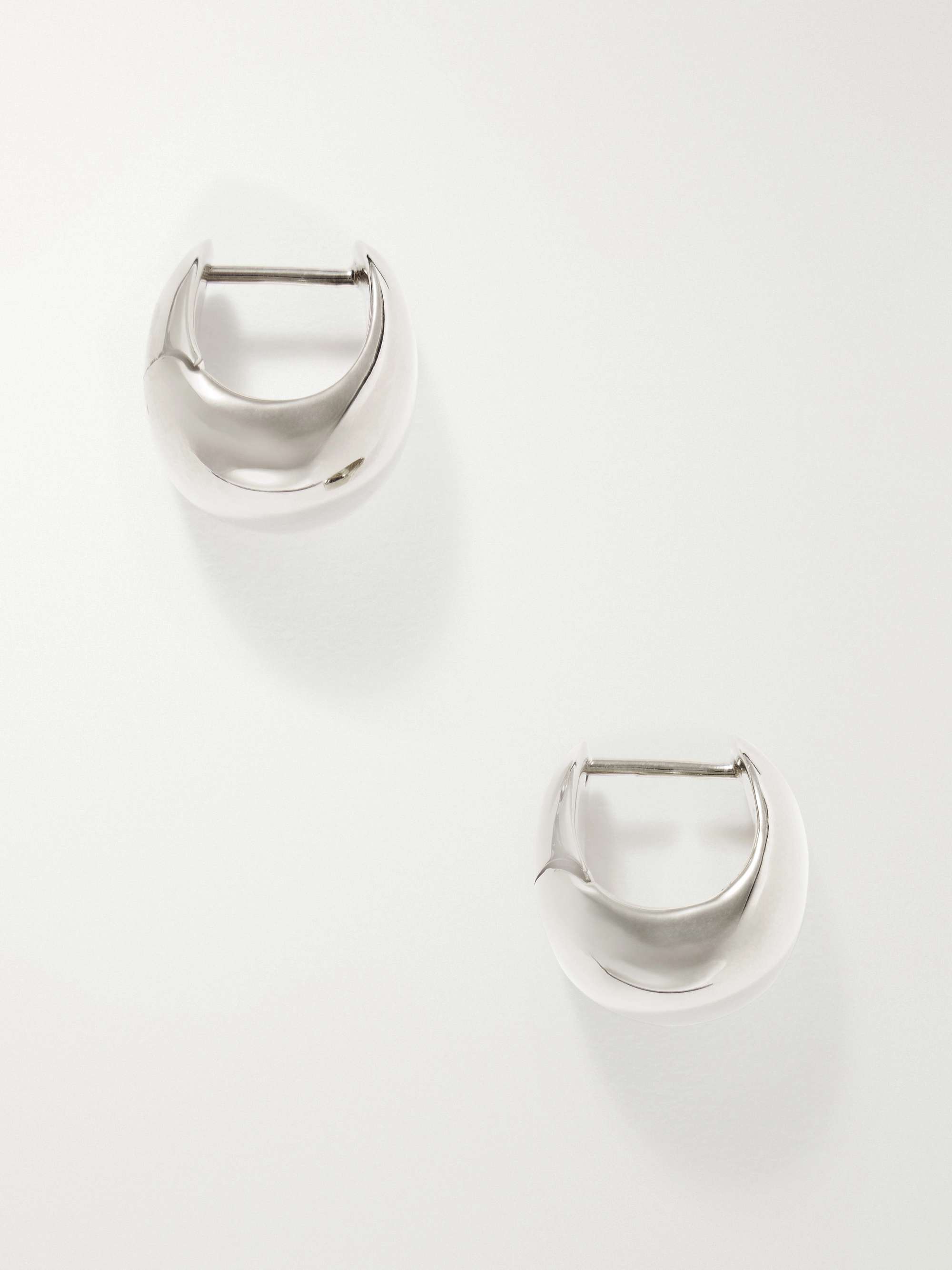 The Violet Sterling Silver Hoop Earrings