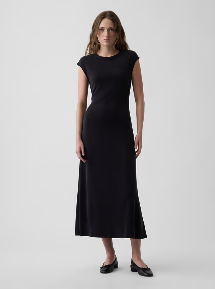 Gap, Cap-Sleeve Maxi Dress
