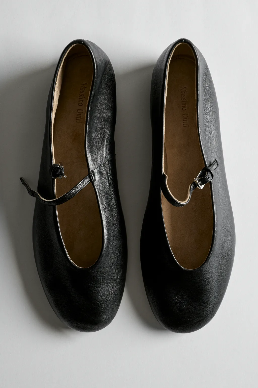 Massimo Dutti, Soft Leather Ballerinas