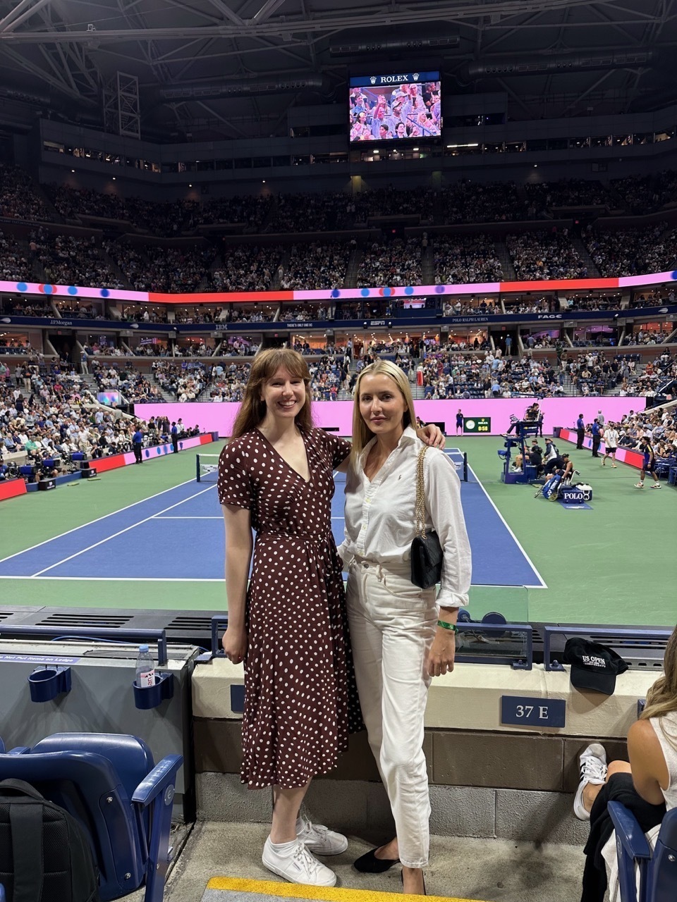 WWW editors attending the US Open.