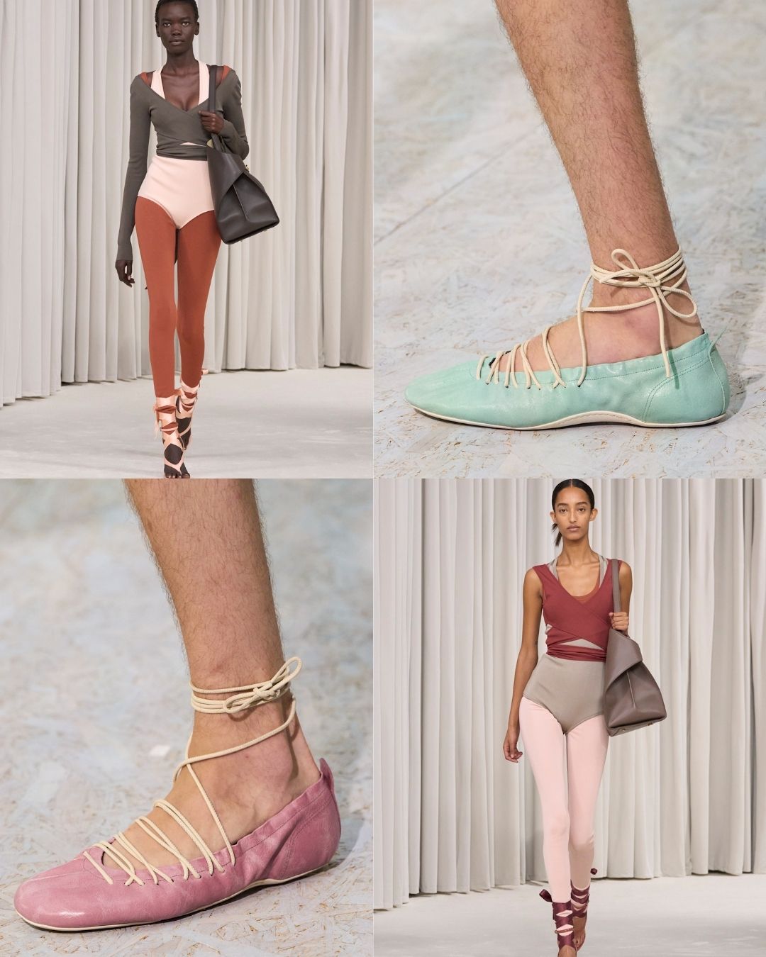 Dries Van Noten mens SS/27 ballet flats, Ferragamo SS/25 womenswear