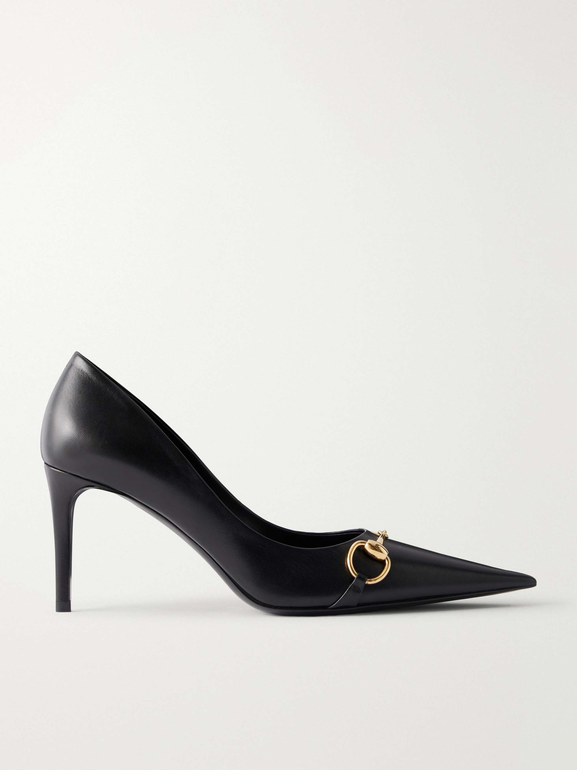 Donna Embellished Leather Pumps