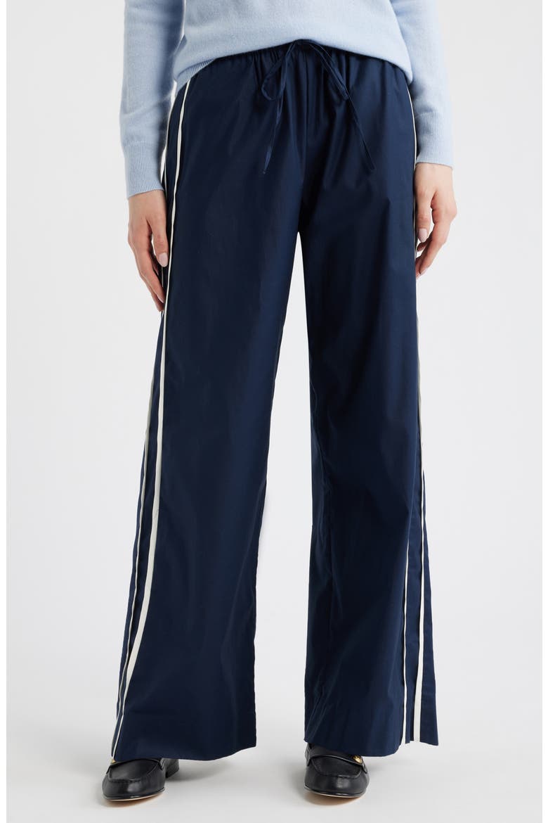 Julien Wide Leg Poplin Pants