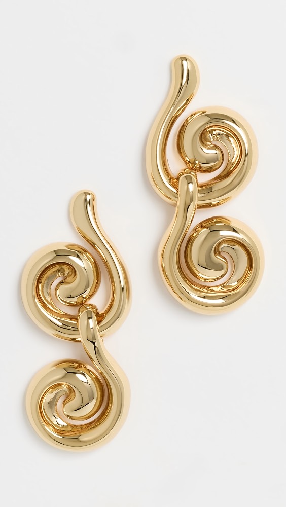 Nico Earrings - High Polish Gold