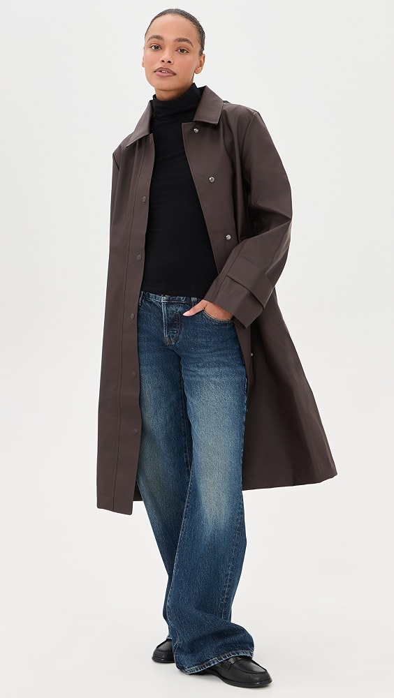 Nara Long Jacket - Bark