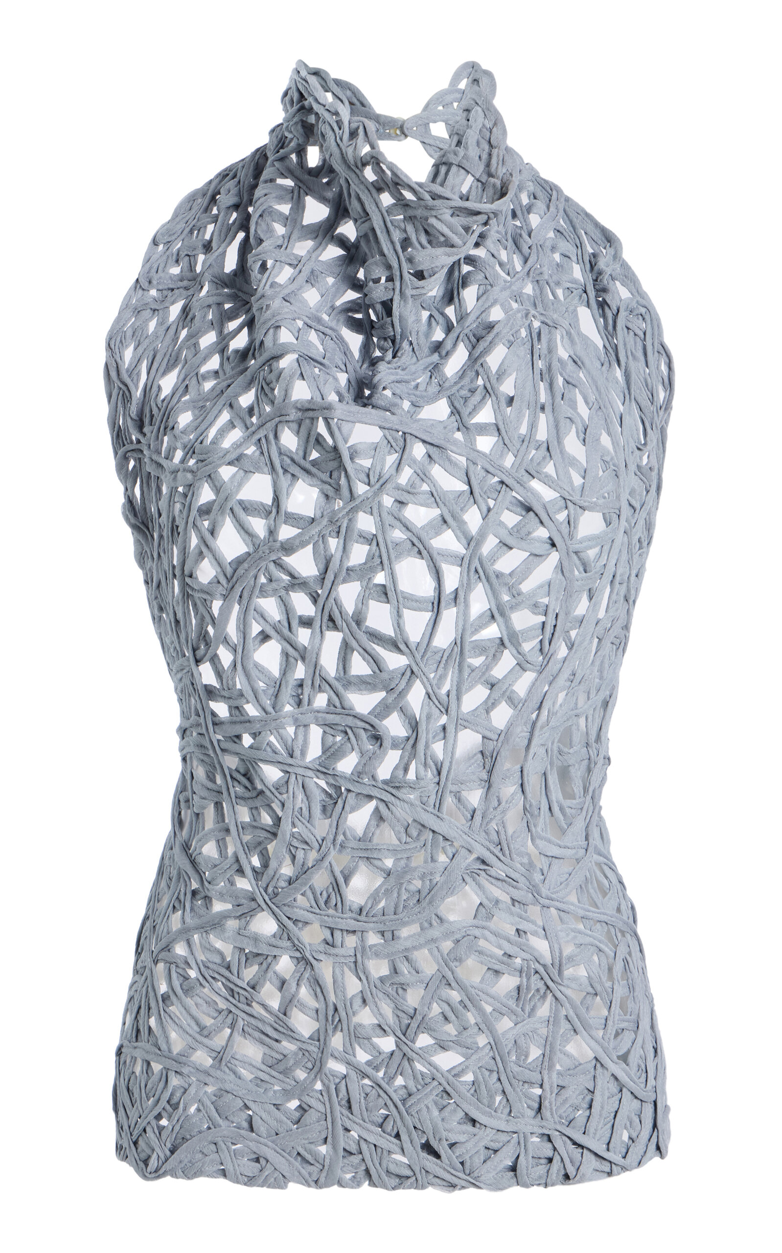 Exclusive Embroidered Halter Top