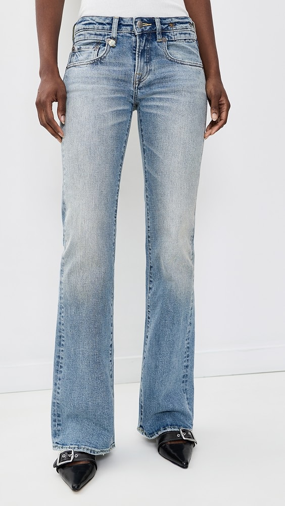 Boy Flare Jeans - Wilted Stretch Blue