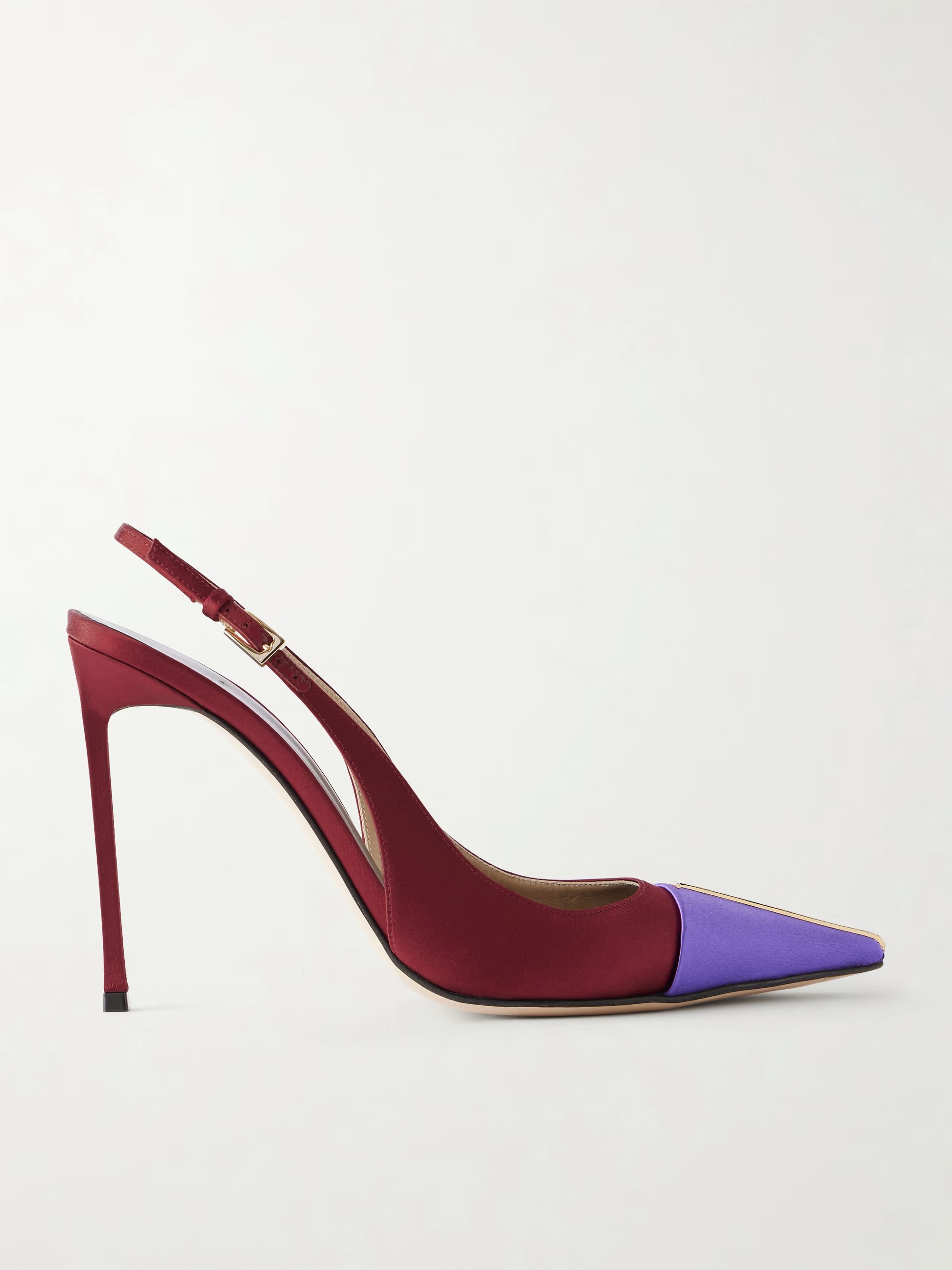 Tom Ford, 105 Crystal-Embellished Satin Slingback Pumps