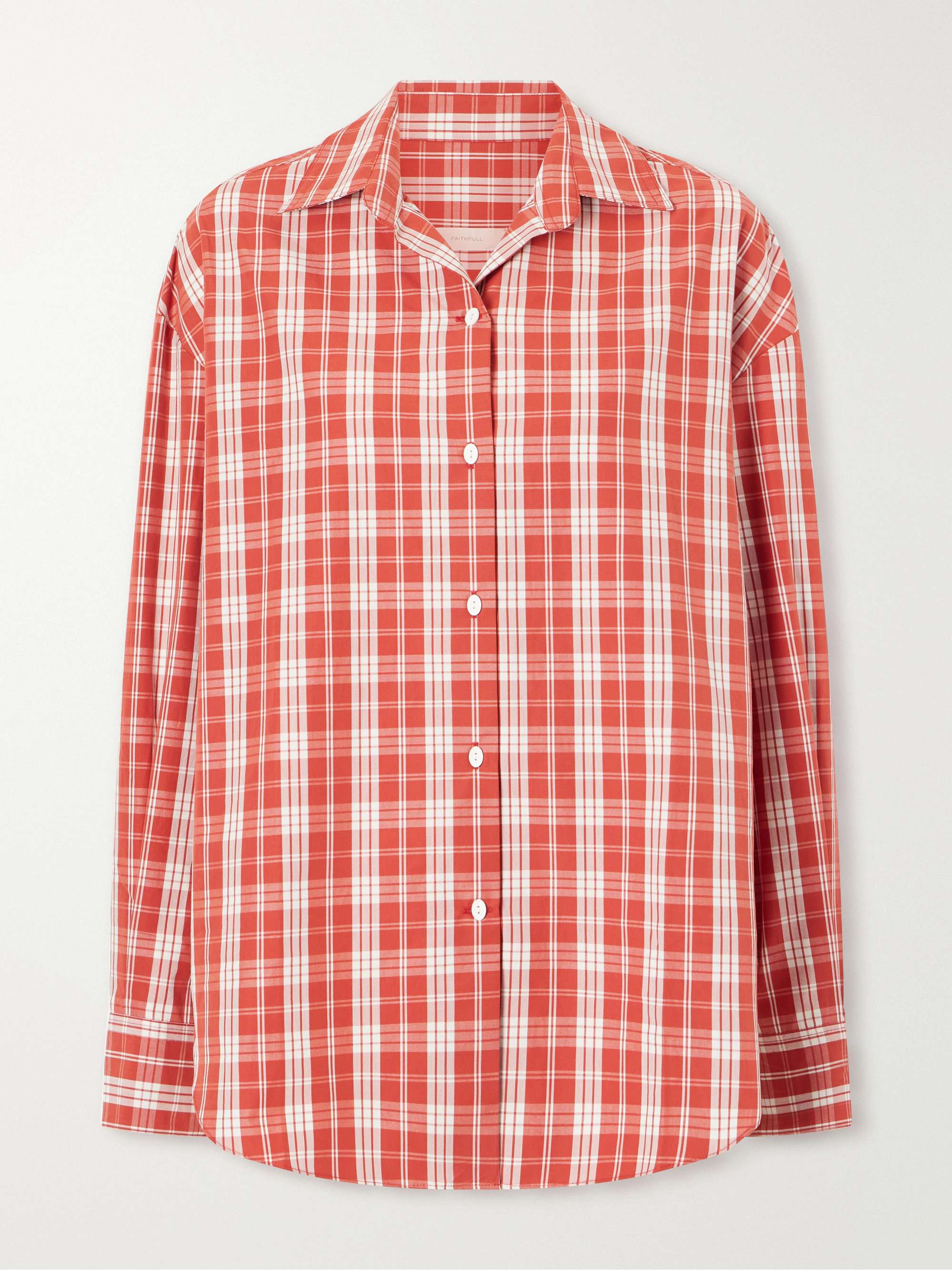 En Vau Checked Cotton Shirt