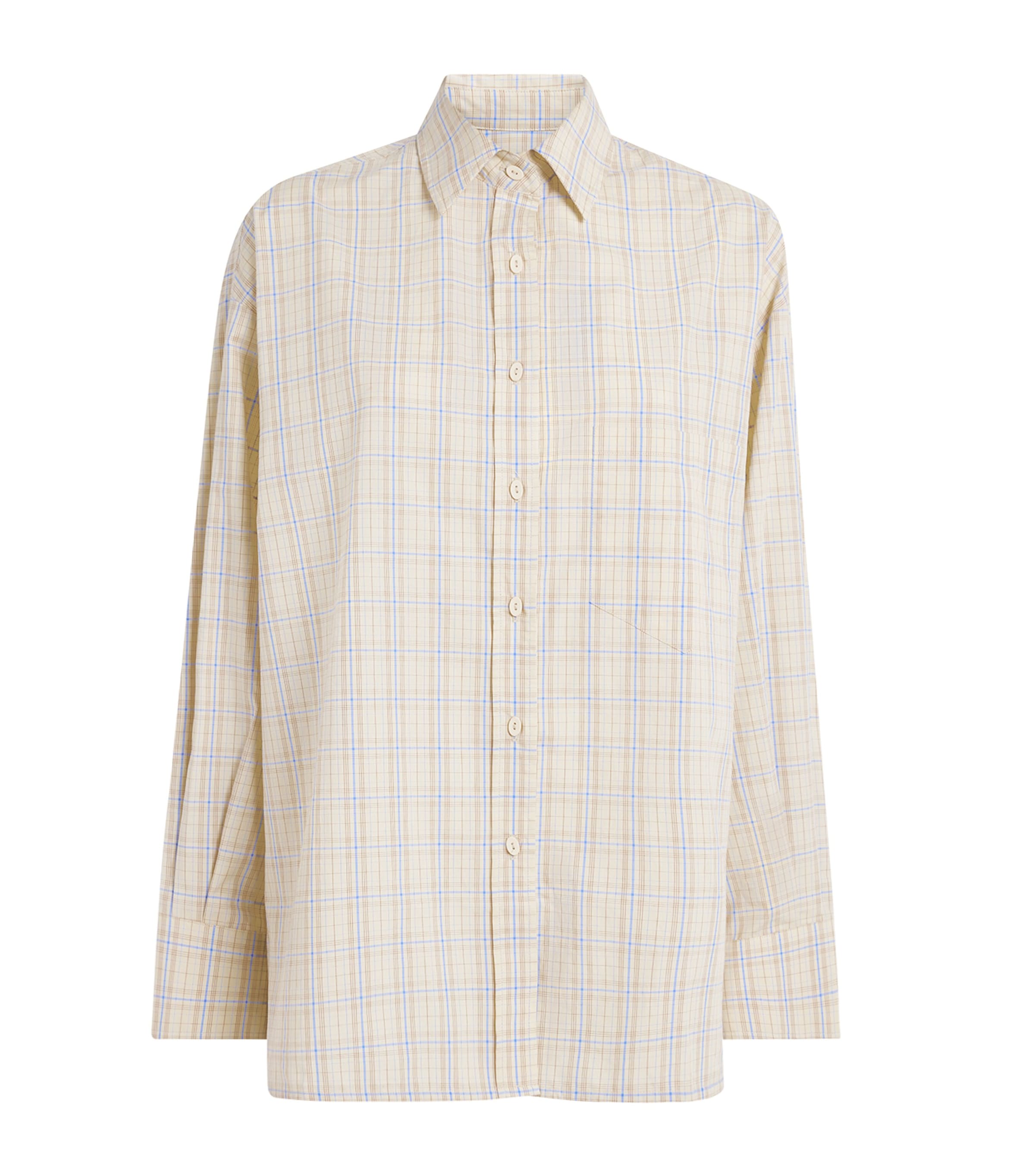Faithfull the Brand Linen Check Angelo Shirt