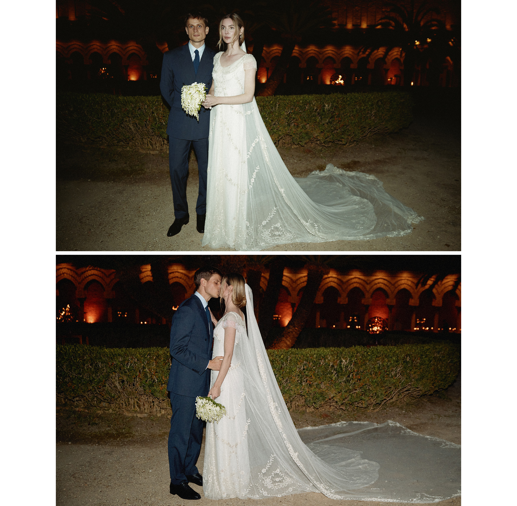 two images of georgie and charles.