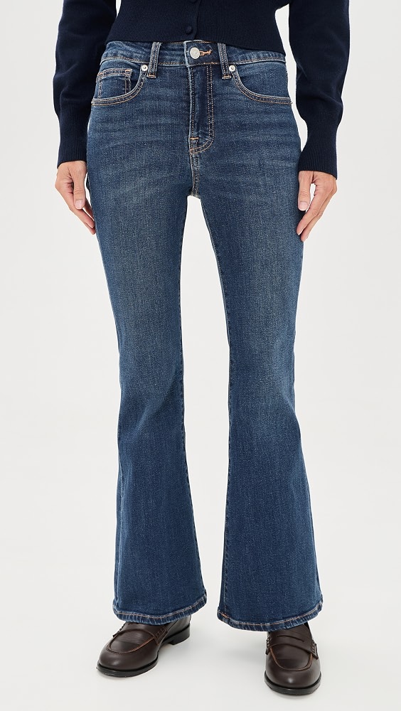Good Petite Flare Jeans - Blue004