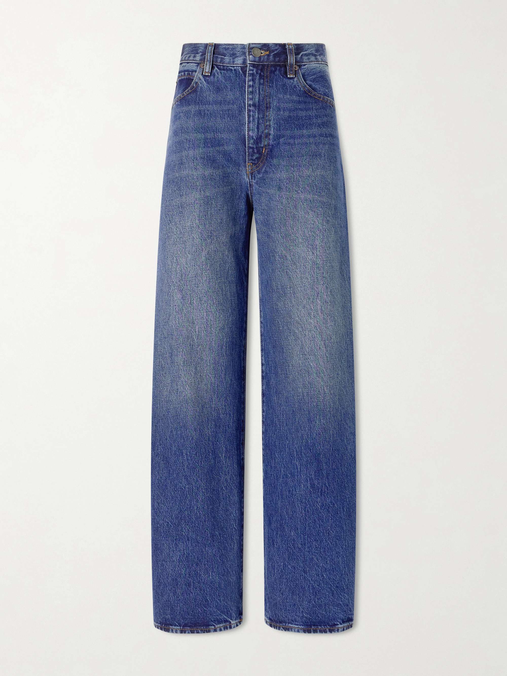 The Bow High-Rise Wide-Leg Jeans