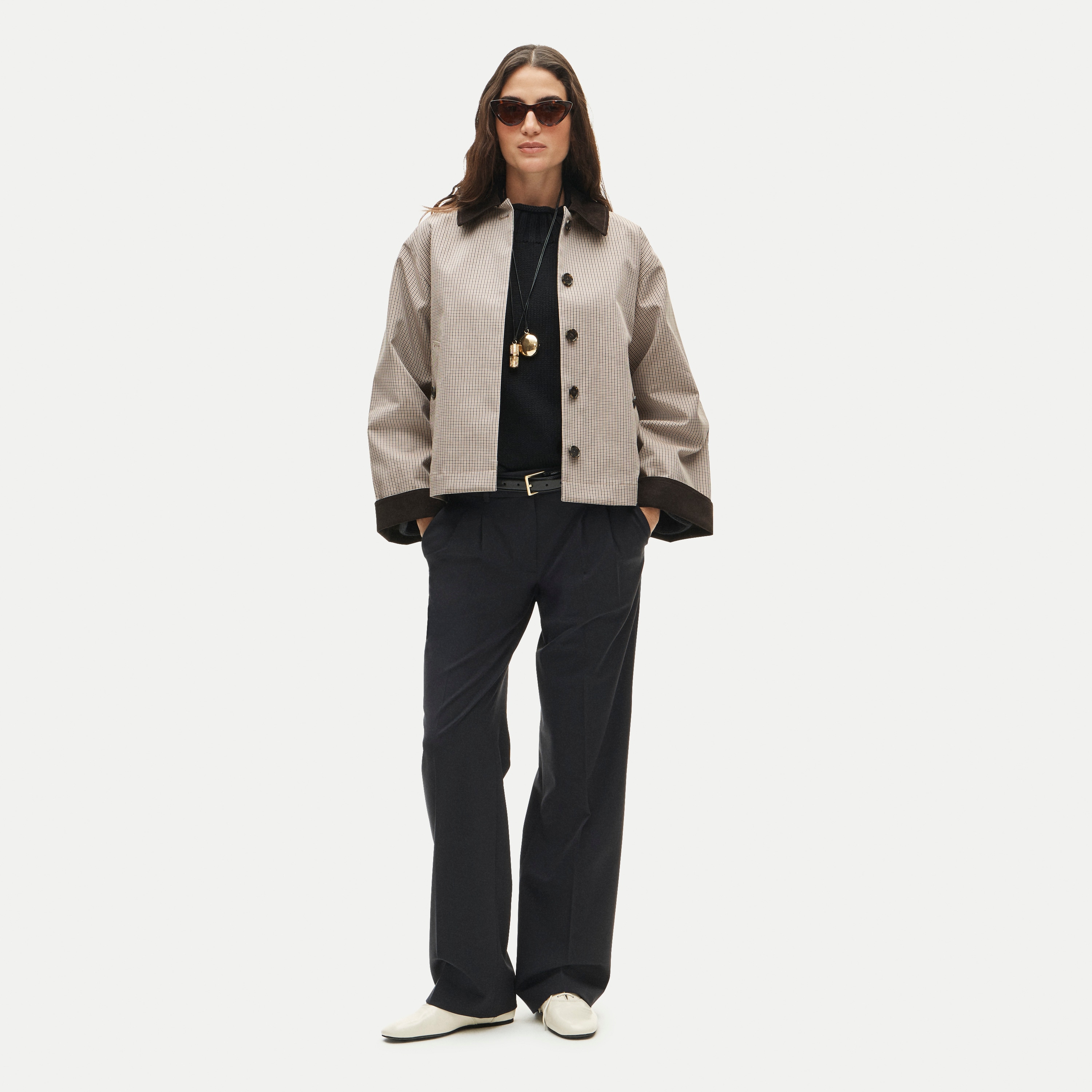 2026 Barn Jacket&trade; in Plaid Double-Faced Cotton