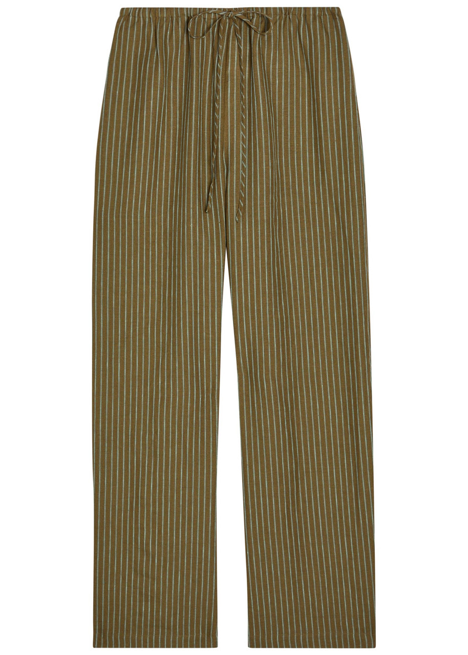 Mateo Striped Linen Trousers