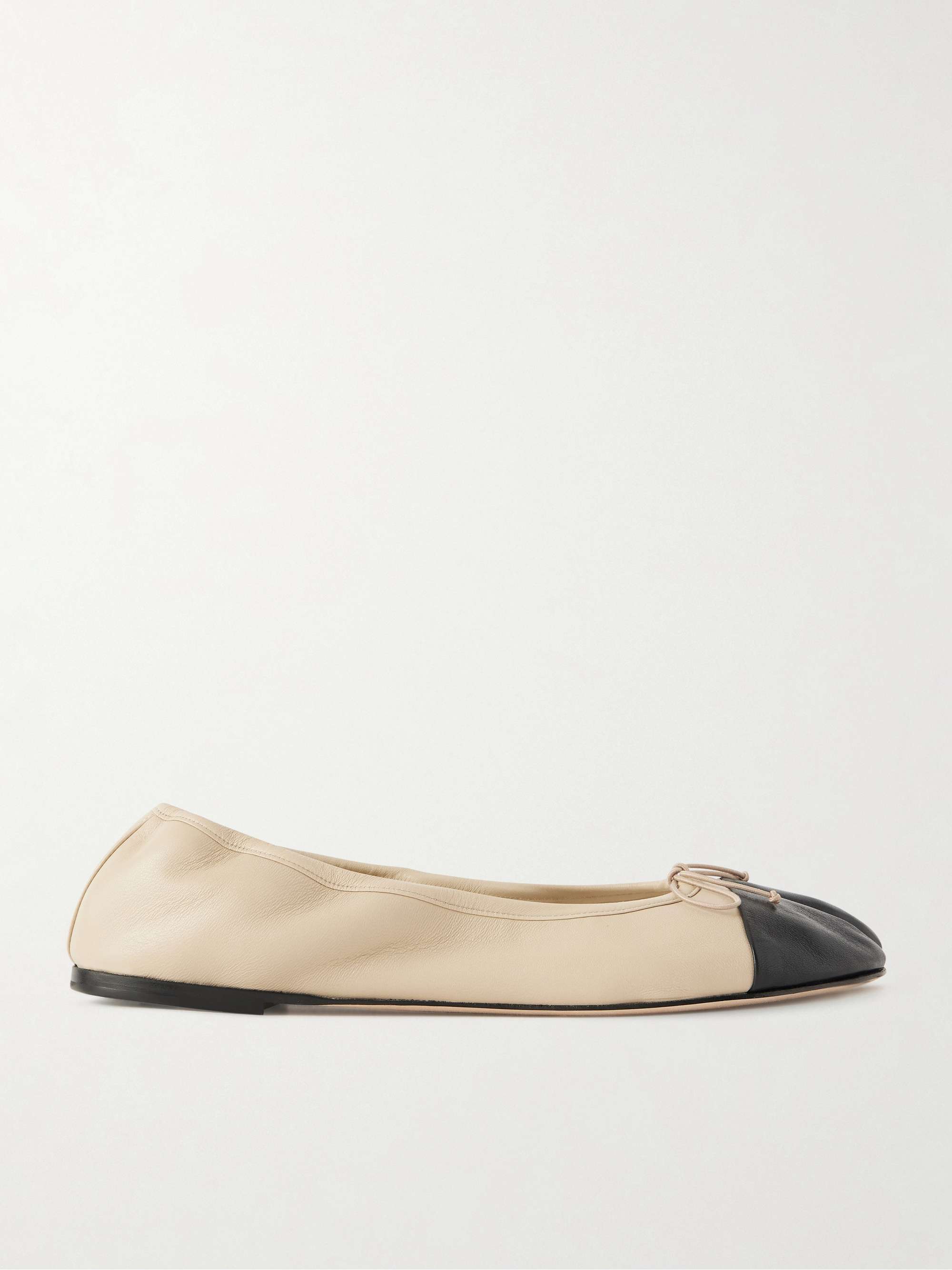 Tabi Split-Toe Leather Ballet Flats