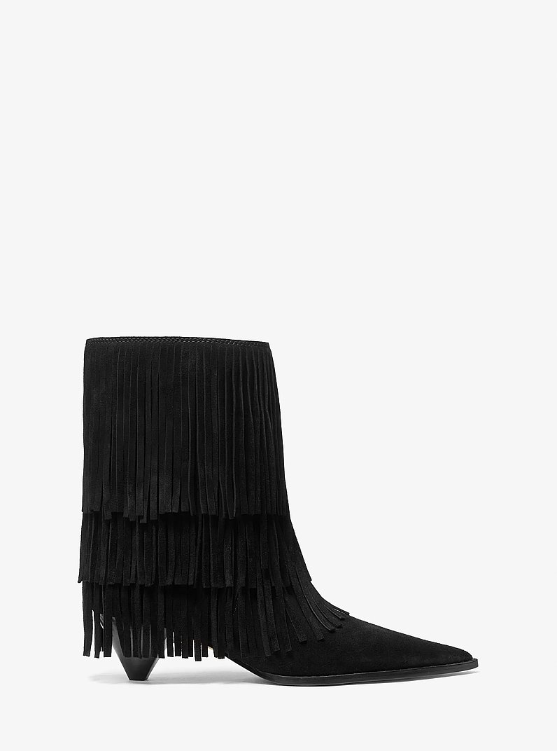 Michael Kors, Jayla Fringed Suede Boot